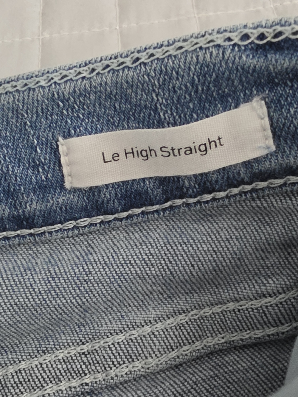 Frame Denim Le High Straight Galeston Light Wash Cropped Womens 26 - Picture 10 of 11